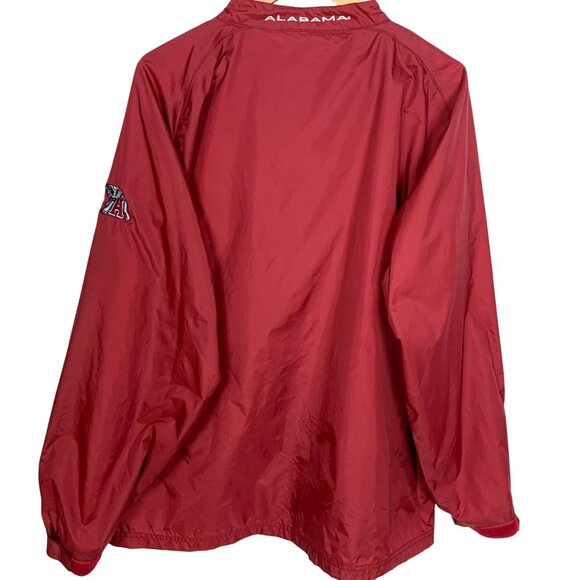 University of Alabama Crimson Tide Windbreaker Jacket XL Full Zip Nylon Mesh Lin - Picture 5 of 9